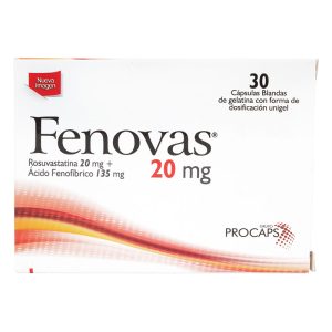 FENOVAS 20 MG 30 CAPS.BLANDAS(PAE)