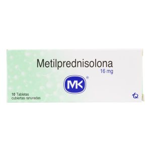 METILPREDNISOLONA 16 MG 10 TBS MK