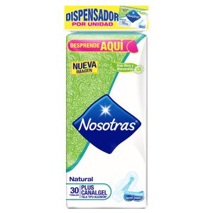 TOA.NOSOTRAS NATURAL PLUS CANALGEL 30UND