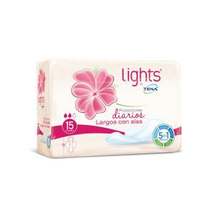 PROT.TENA LARGO ALAS DISCREET 15UND