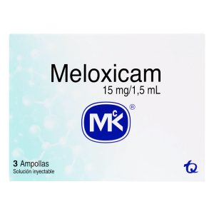 MELOXICAM 15 MG 3 AMPOLLAS MK