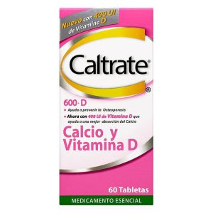 CALTRATE D 600 MG 400UI 60 TBS