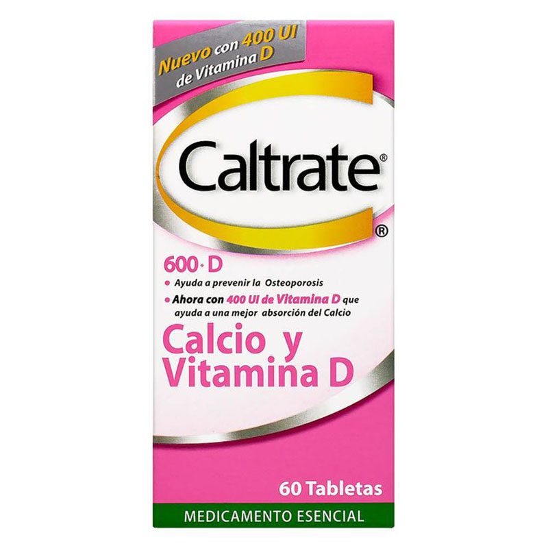CALTRATE D 600 MG 400UI 60 TBS