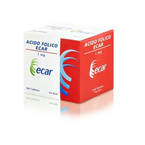 ACIDO FOLICO 1 MG 300 TABLETAS EC