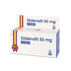 SILDENAFIL 50 MG 100 TABLETAS RC