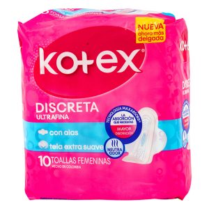 TOA.KOTEX DISCRETA TELA 10 UND