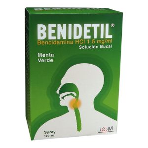 BENIDETIL 1.5MG MENT 120 ML SPR ICOM
