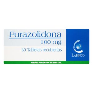 FURAZOLIDONA 100 MG 30 TABLETAS LBC