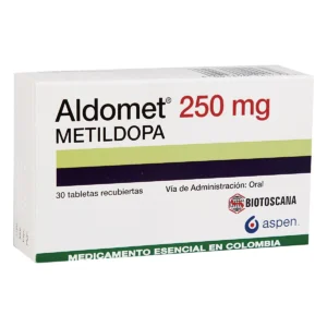 ALDOMET 250 MG 30 TABLETAS