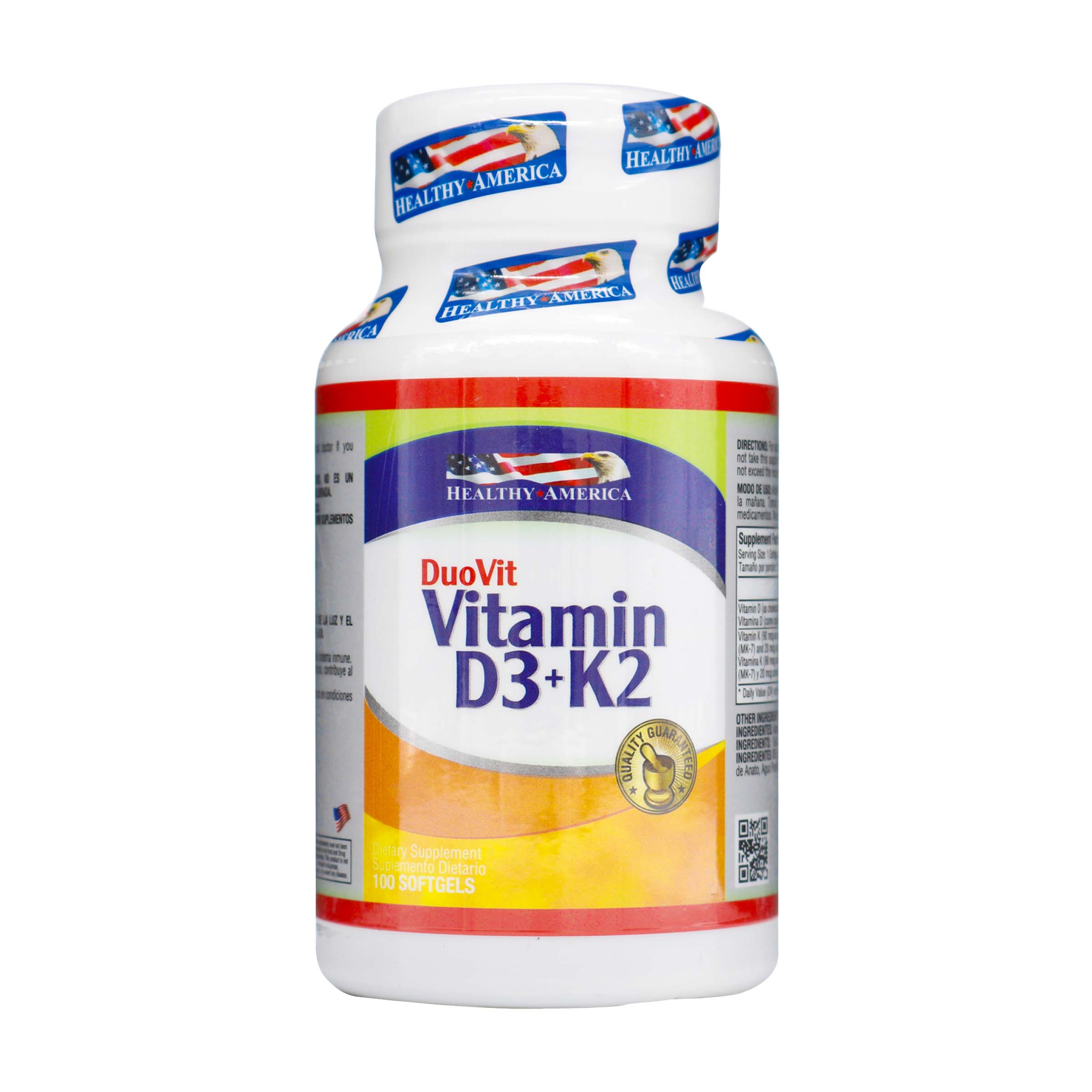 DUOVIT (VITAMIN D3+K2) 100 SOFTGELS