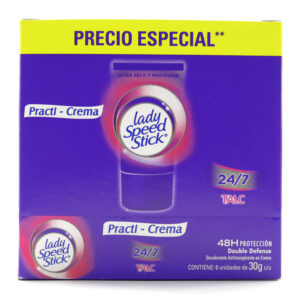 DTE.LADY S.S.TALC PR.CREMA 30GR 6UND P.E