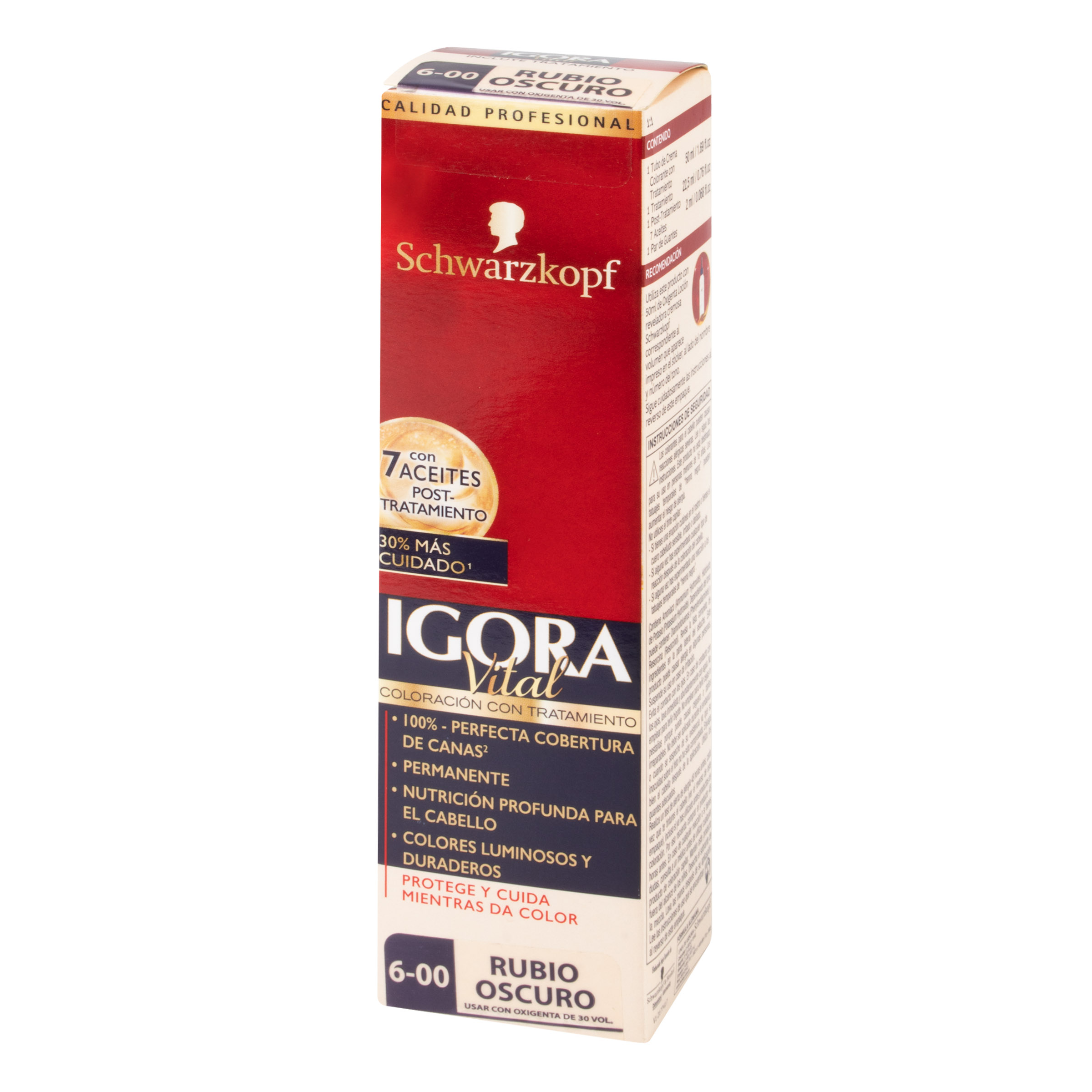 IGORA VITAL TUBO 6-00 RUBIO OSCURO