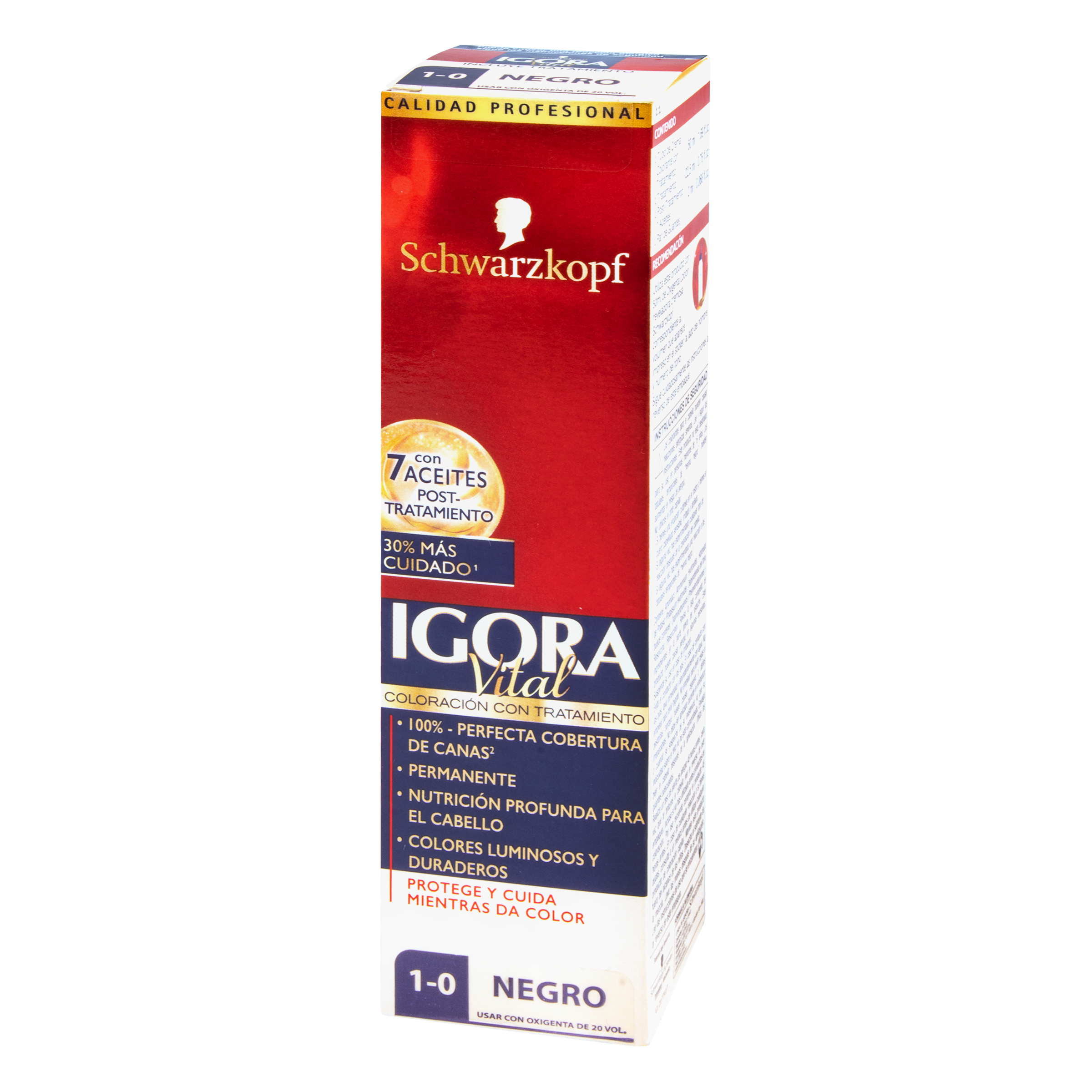 IGORA VITAL TUBO 1-0 NEGRO