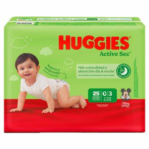 PAN.HUGGIES ACTIVE SEC ET.3 GDE 25 UNDS