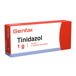 TINIDAZOL 1 GR 4 TABLETAS GF