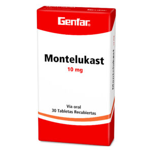 MONTELUKAST 10 MG 30 TABLETAS GF