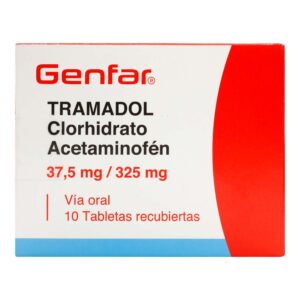 TRAMADOL 37.5 MG+ACETAM.325 MG 10 TBS GF