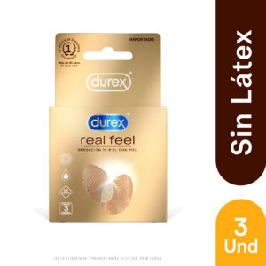 PRESERVAT.DUREX REAL FEEL  3 UND