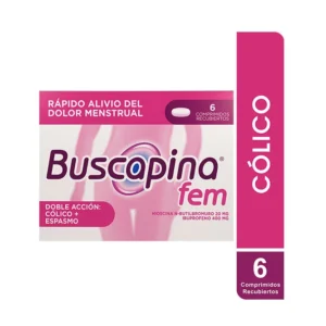BUSCAPINA FEM 6 TABLETAS